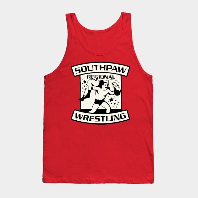 Southpaw Wrestling Tank Top by charliechalk